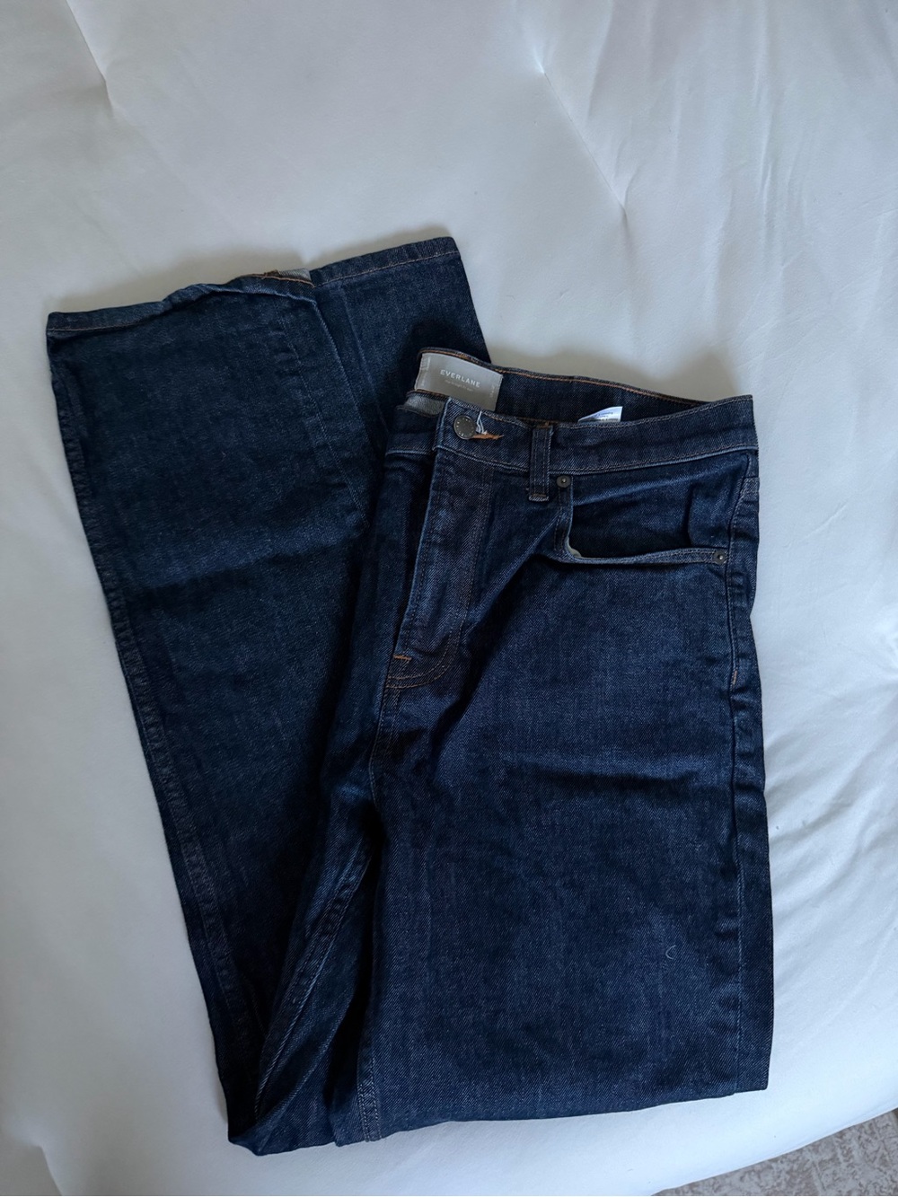 Everlane Dark Indigo Straight Leg Jeans